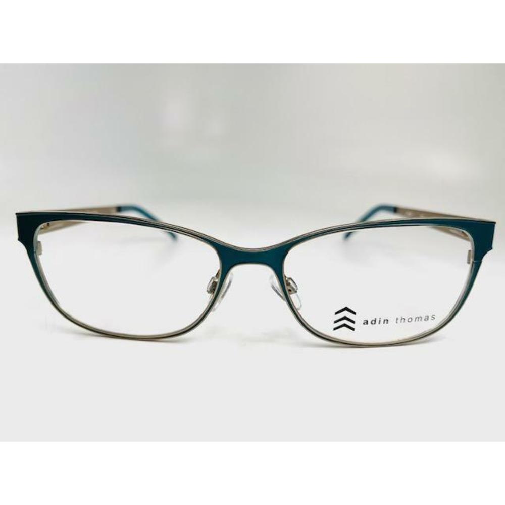 New Adin Thomas AT-398 C3 Teal Eyeglasses 53/16/135